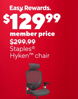 easy DEAL DAYS$21.99 (member price) K-Cup pods, 40-48/pk$129.99 (member price) Staples Hyken chair$499.99 Lenovo V14 G5 14" laptop with Intel Core i7 ProcessorAs low as $99.99 for 3-piece luggage sets