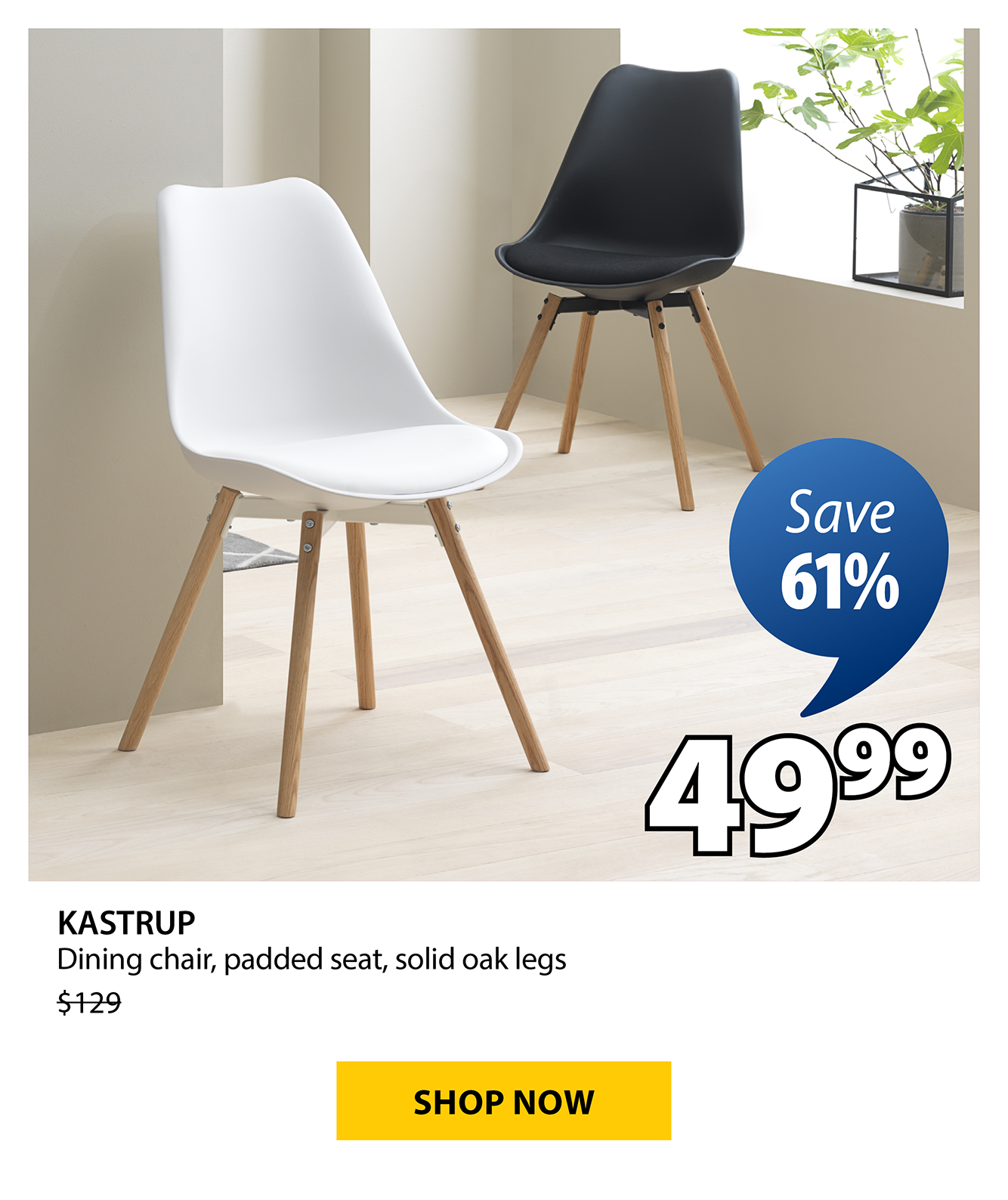 KASTRUP Dining chair | Save 61%