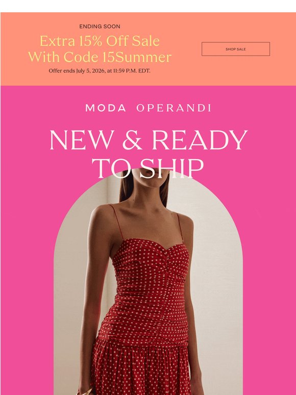 NEW & READY TO SHIP: Secure your favorite pieces now