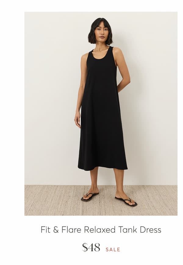 Fit & Flare Relaxed Tank Dress