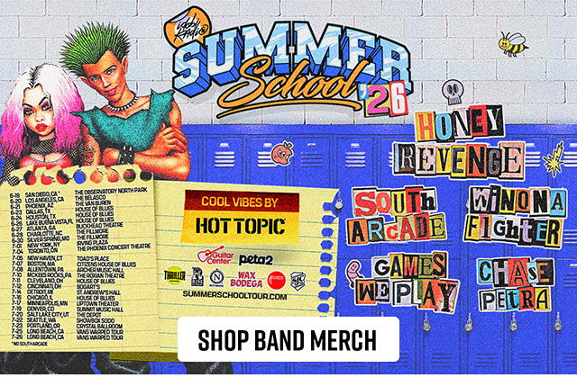 HT and Summer School 2026. Shop band merch