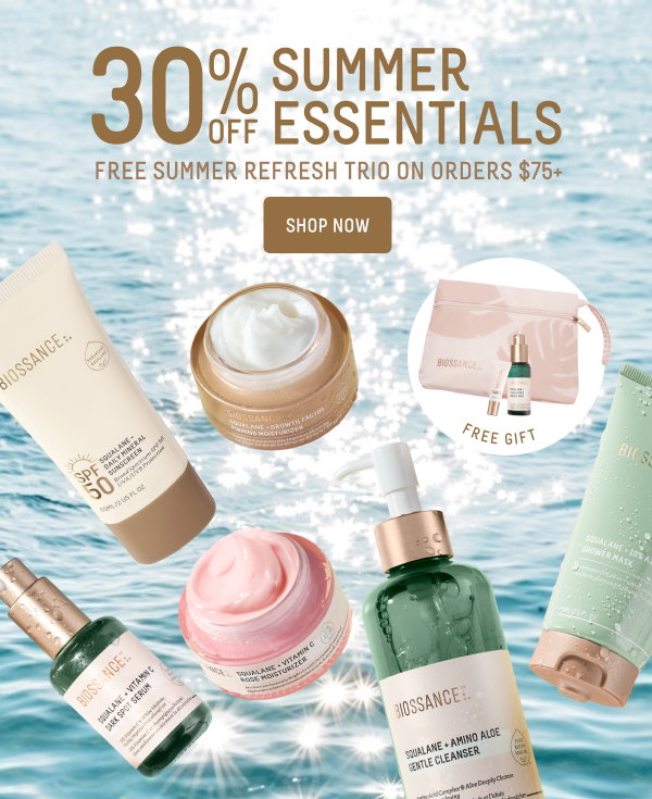 30% off summer essentials