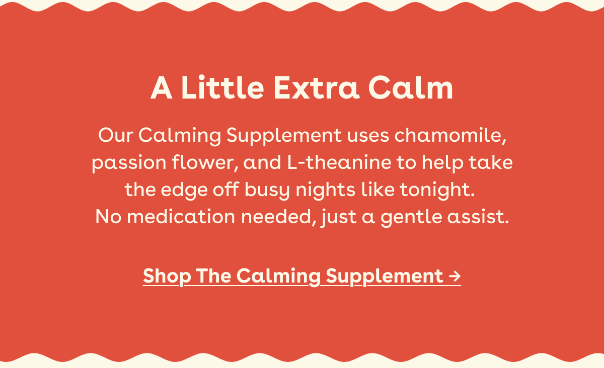 Shop calming support