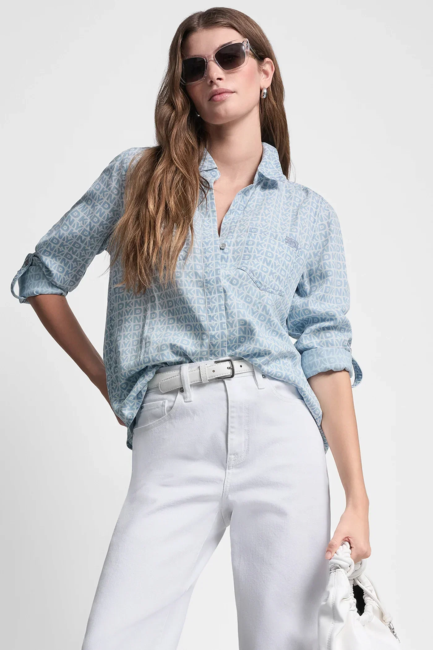 Image of GARMENT DYE SPLIT BACK SHIRT