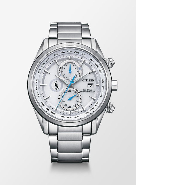 Sport Luxury White Dial Stainless Steel Bracelet AT8260-85A