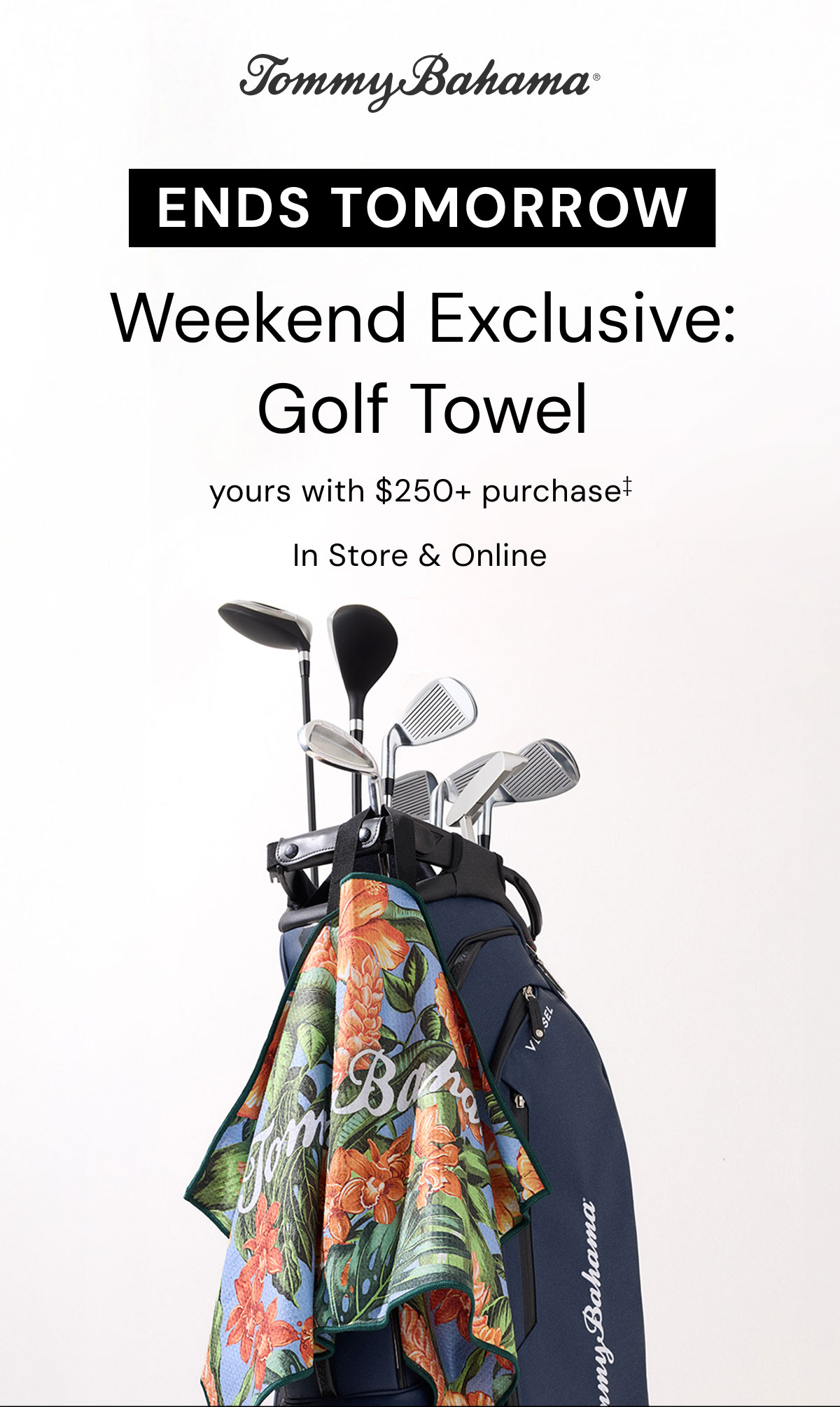Weekend Exclusive: Golf Towel yours with $250 purchase