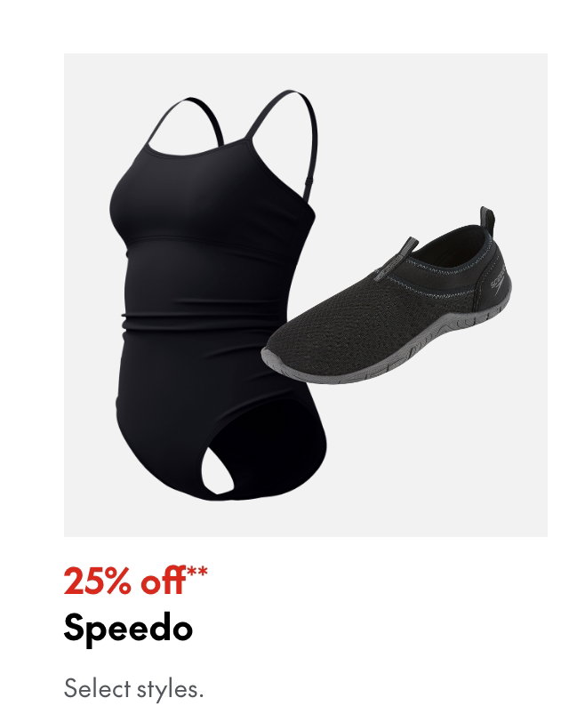 Speedo
25% off
Our ticket price. Select styles.