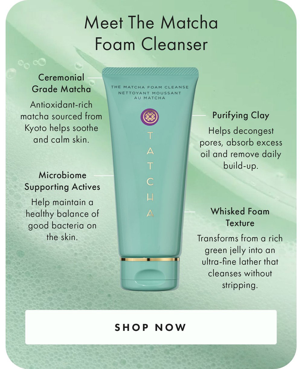 Meet the Matcha Foam Cleanser