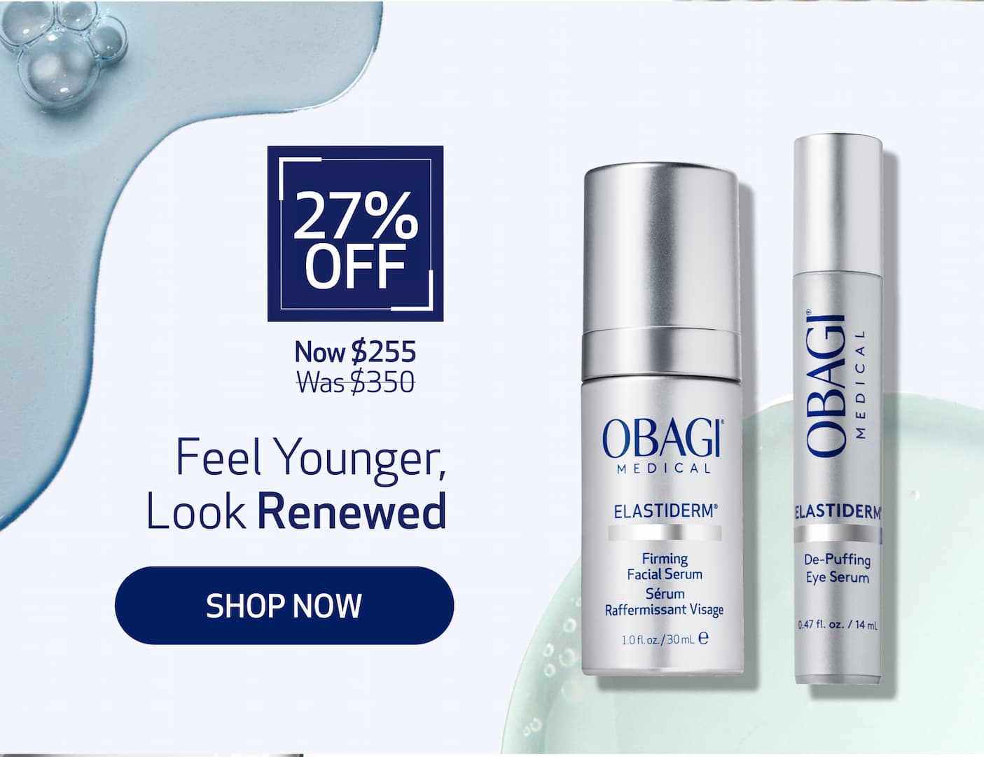 feel younger, look renewed. shop now