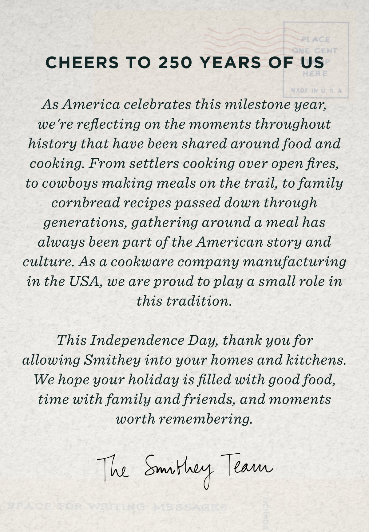 Cast Iron, an American Tradition