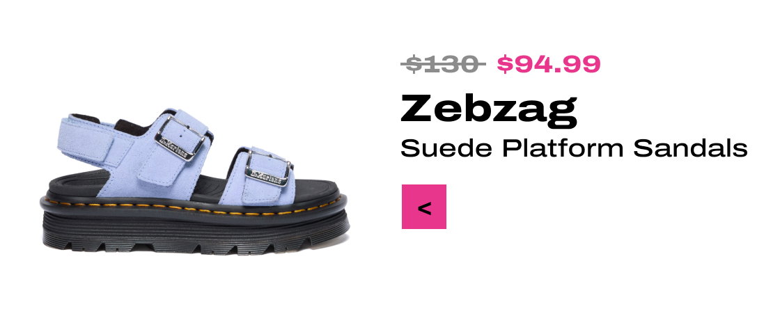 Zebzag Suede Sandals