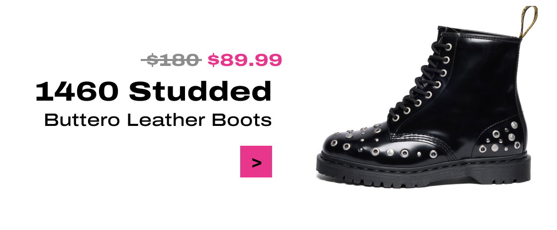 1460 Studded Buttero Leather Boots