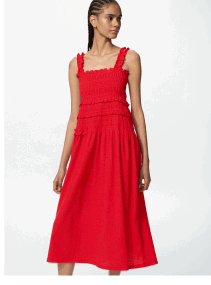 product13women0shirring0dress