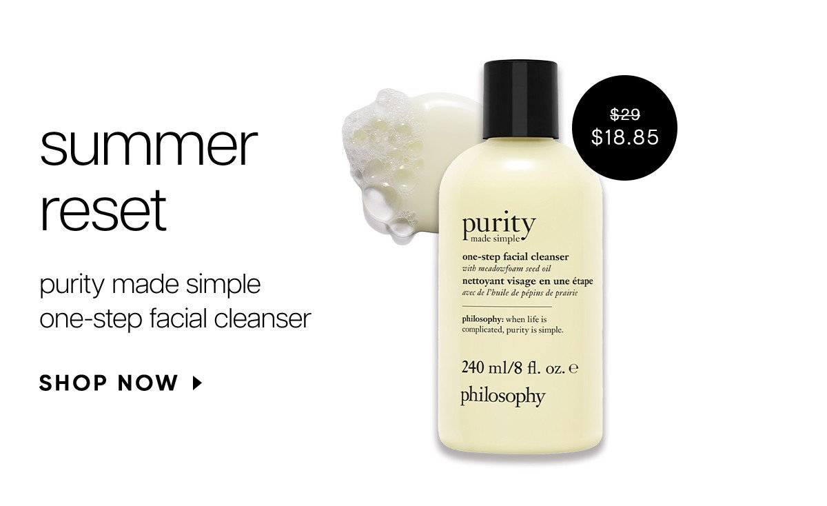 purity one step cleanser