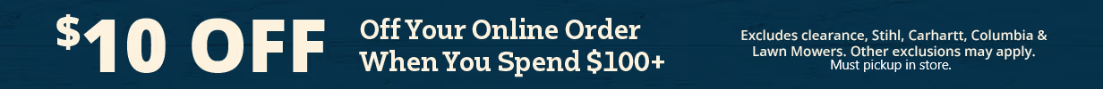 $10 Off $100+ When You Buy Online Shop In-Store