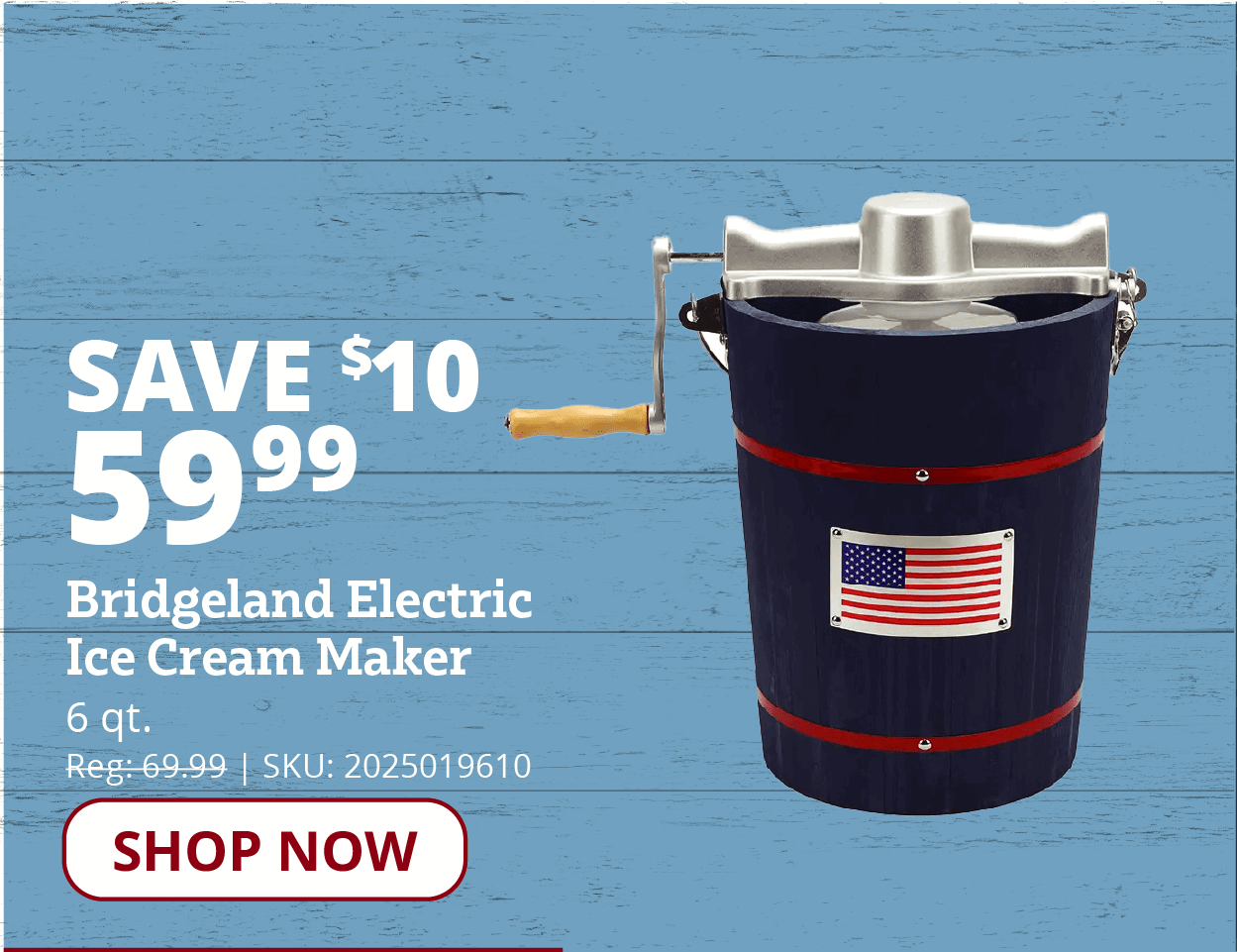ice cream maker