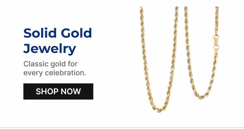Solid Gold Jewelry