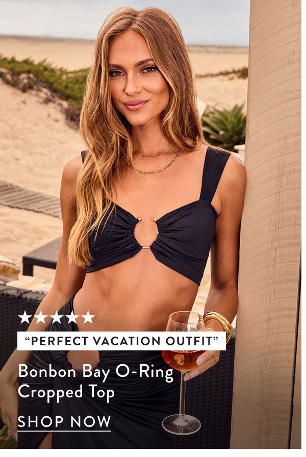 Bonbon Bay O-Ring Cropped Top