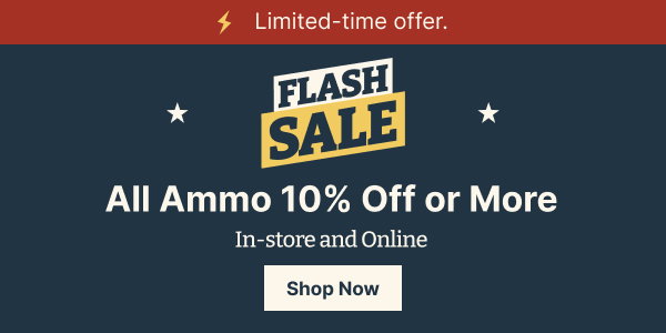 Flash Sale! ALL Ammo 10% or more off!