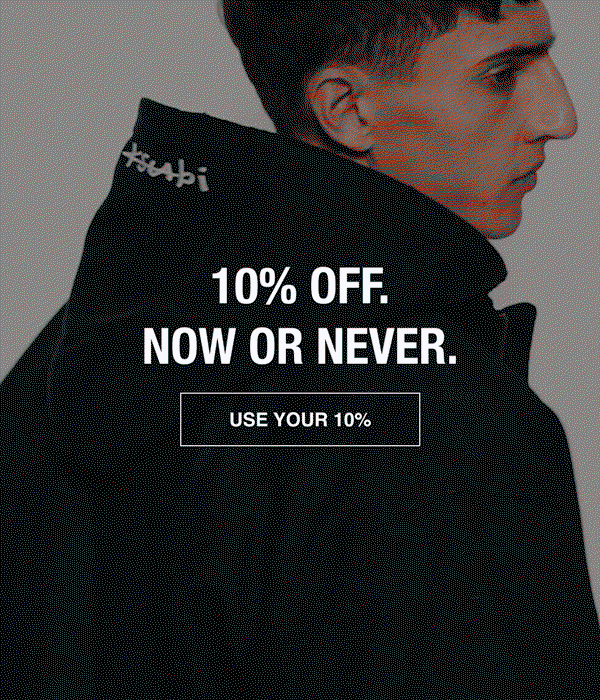 10% off, Now or Never. Use you 10% 