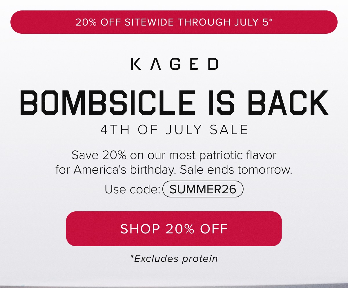 BOMBSICLE IS BACK 4TH OF JULY SALE
