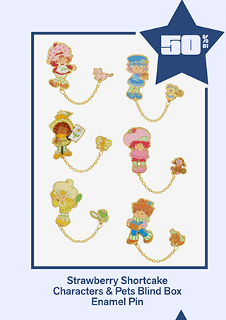 Strawberry Shortcake Characters and Pets Blind Box Enamel Pin