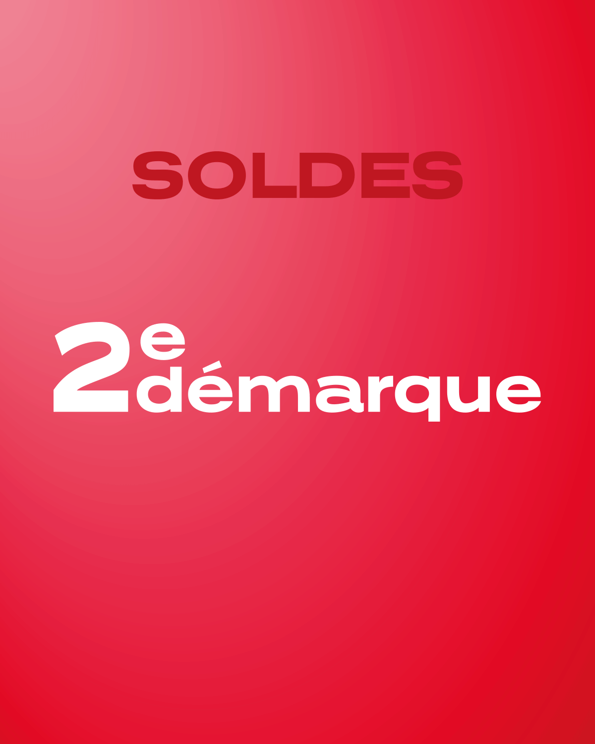Solde d'été : 2ème démarque jusqu'à -50%