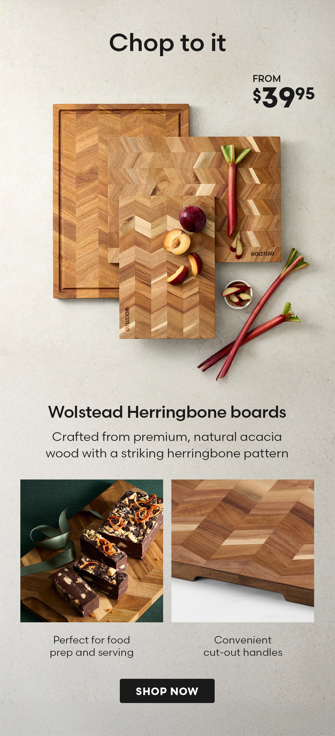 Wolstead Herringbone boards