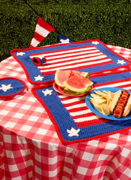 Free Years of History Crochet Patio Set Pattern