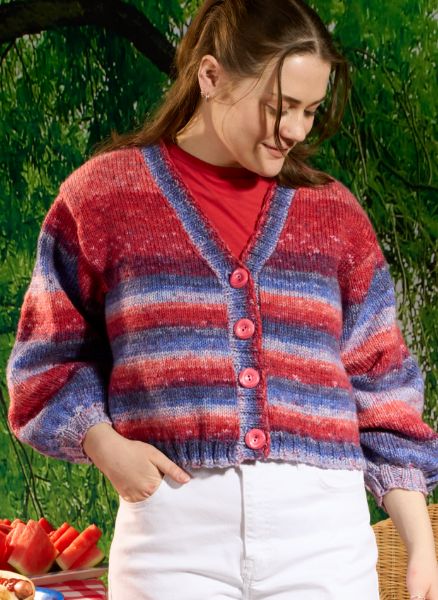 Free Knifty Knit Cardigan Pattern