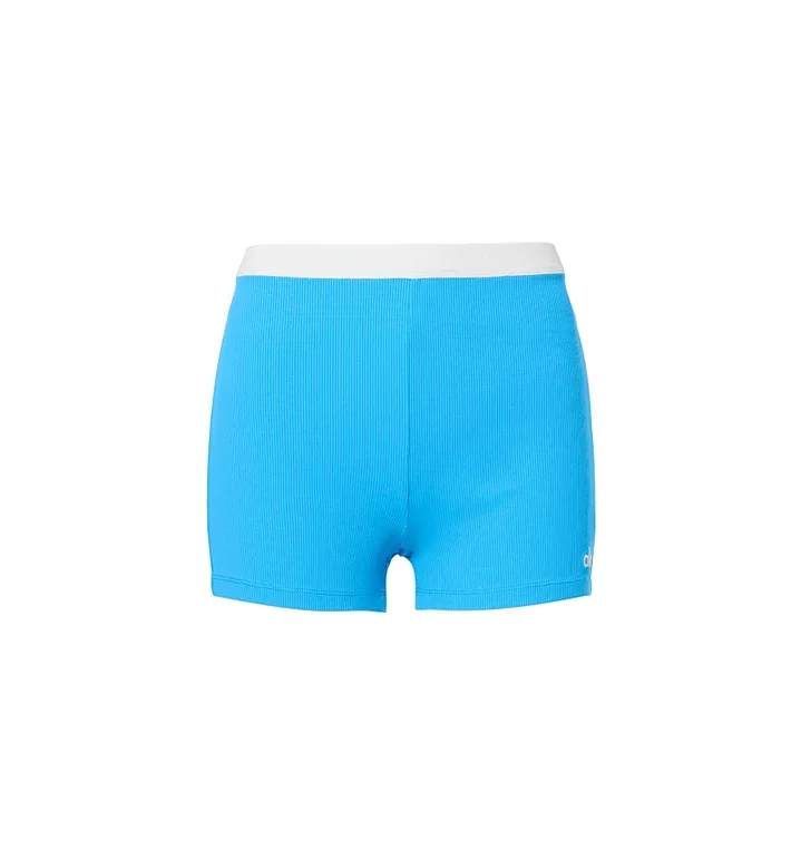 Goddess Ribbed High-Waist First Pick Short