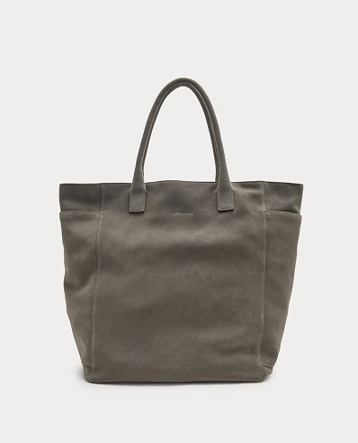 Autograph Onyx Suede Tote Bag
