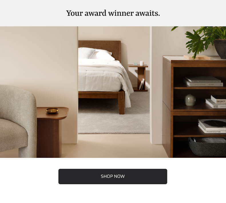 Your award winner awaits. Shop now