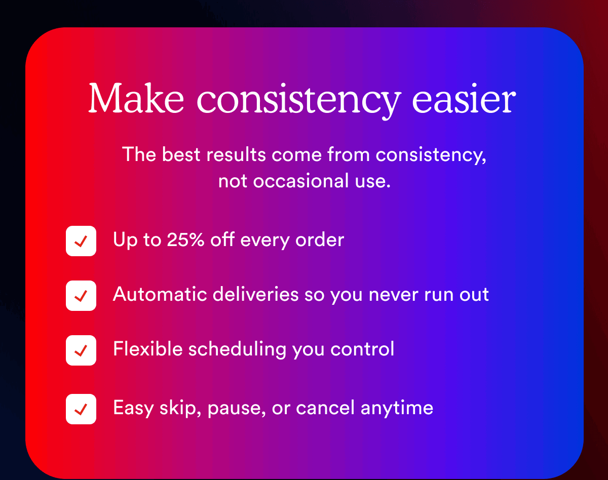 Make consistency easier