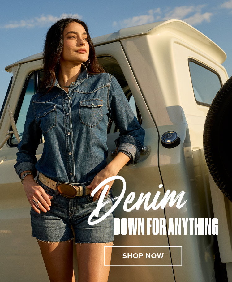 Denim down for anything | Shop Now