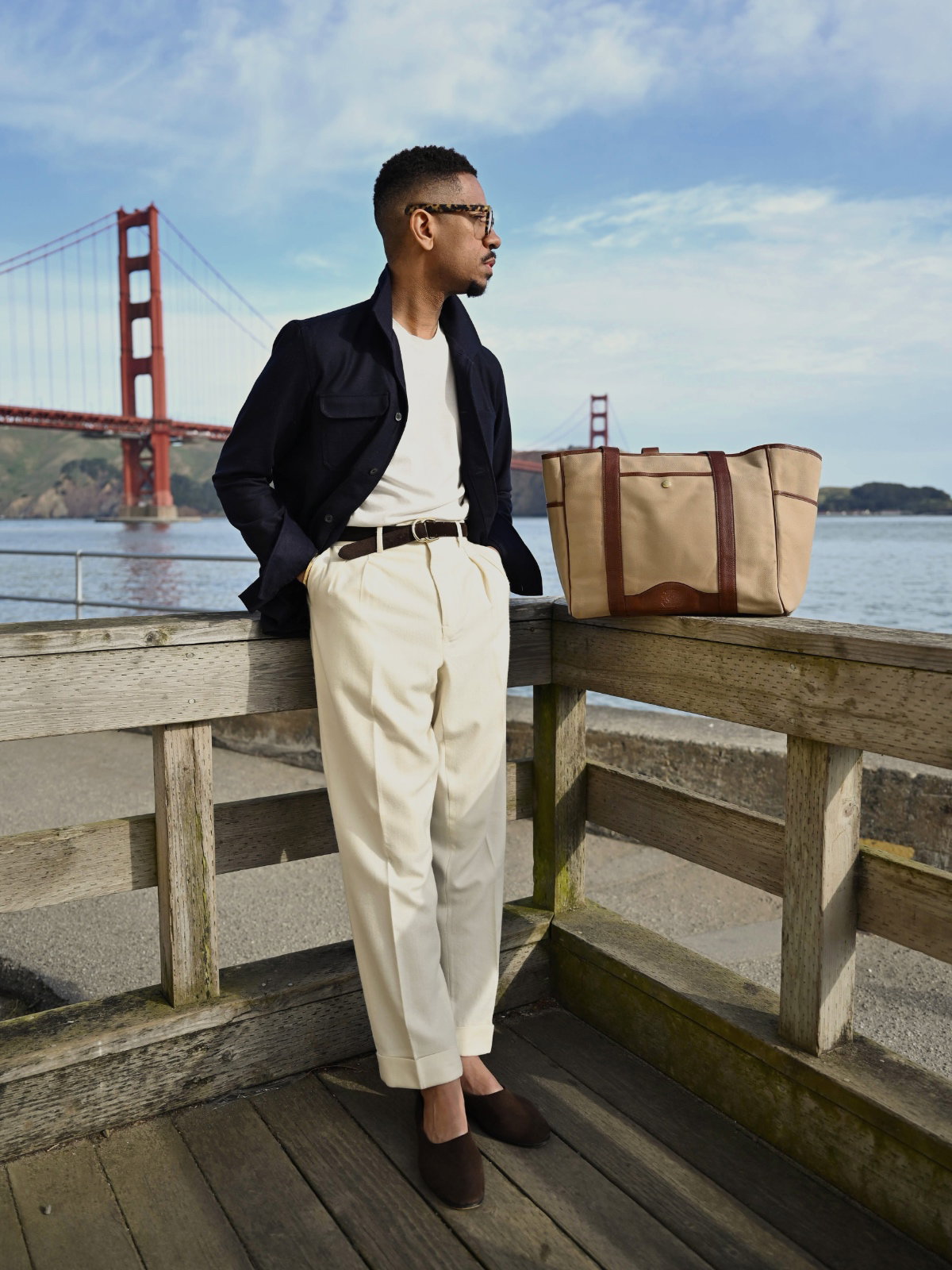 Market Tote Khaki Twill