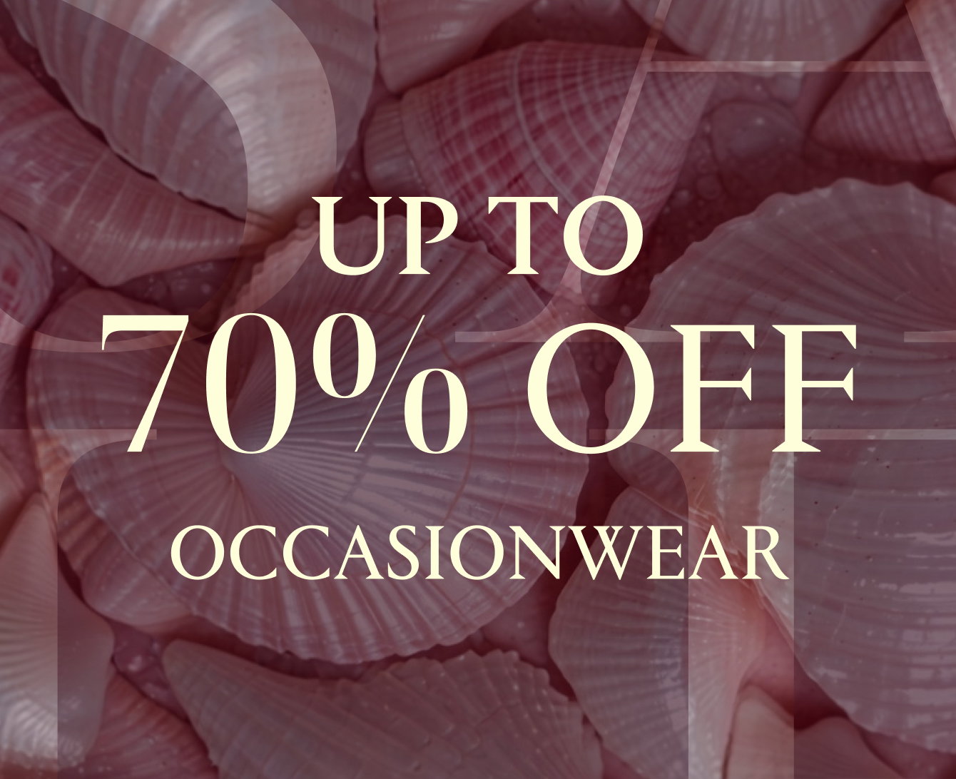 From elegant dresses to statement accessories, discover occasionwear designed to leave a lasting impression. <br>Enjoy up to 70% off selected styles.