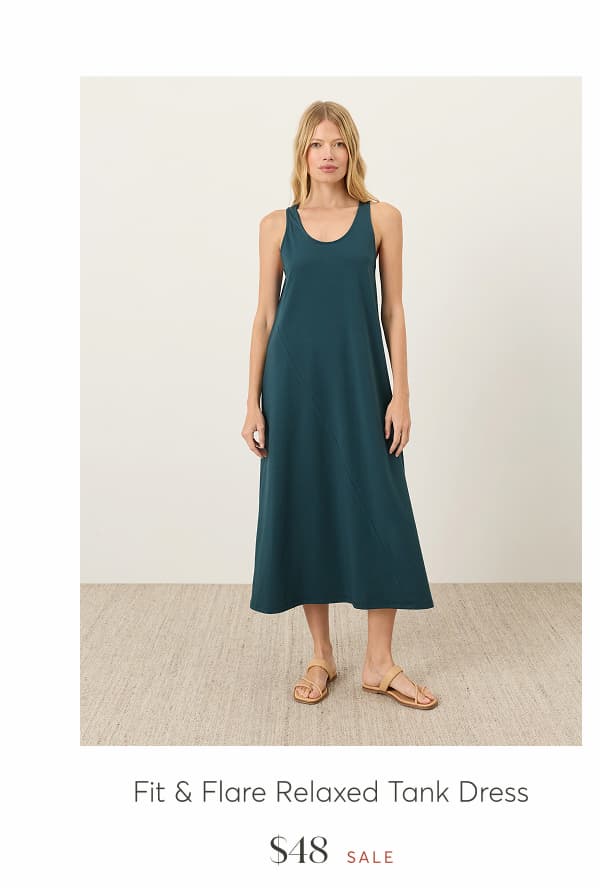 Fit & Flare Relaxed Tank Dress