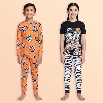Character Kids' 4-Piece Halloween Pajama Set