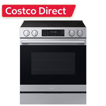 Samsung 6.3 cu. ft. Bespoke Smart Slide-In Electric Range with No Preheat Air Fry Max and True Convection