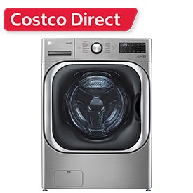 LG 5.2 cu. ft. Mega Capacity Smart Wi-Fi Enabled Front Load Washer with TurboWash and Built-In Intelligence
