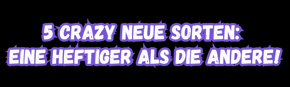 Überschrift: Vorstellung der 5 neuen THZ Vape Sorten