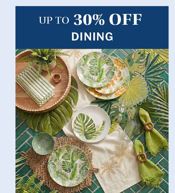up to 30% off dining