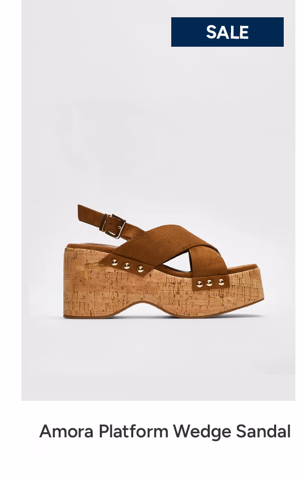 Amora Platform Wedge Sandal