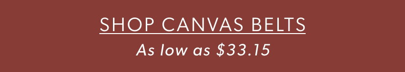 Shop Canvas Belts