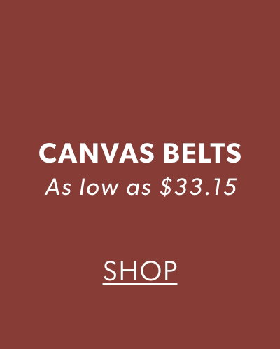 Shop Canvas Belts