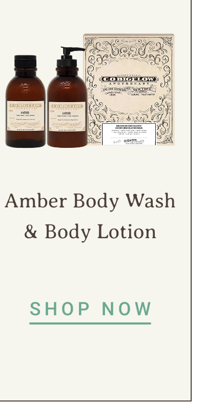 Amber Body Wash & Body Lotion | SHOP NOW