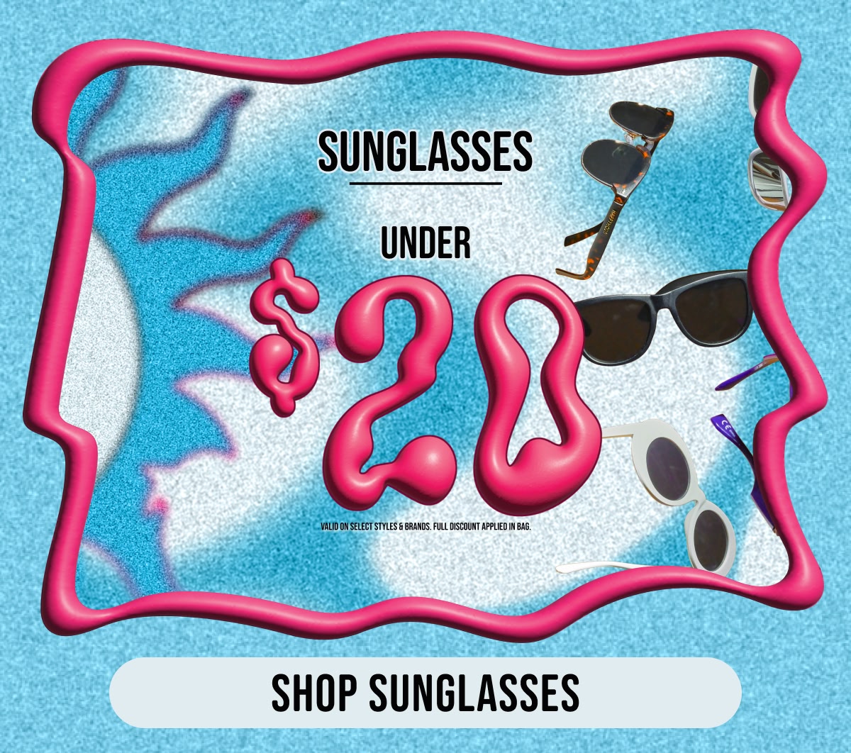 Shop full-price and sale sunglasses under $20