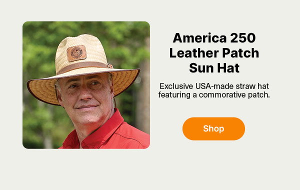 America 250 Leather Patch Sun Hat