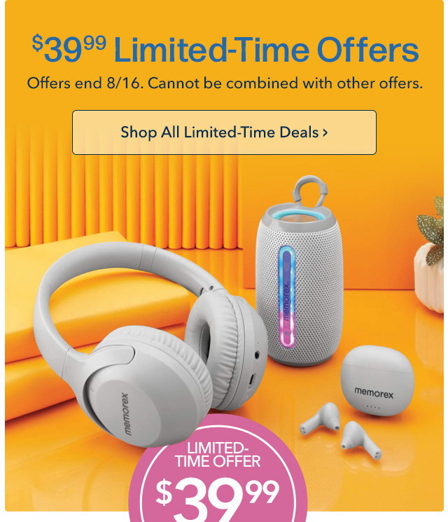 Shop All Limited-Time Offers